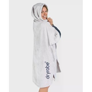 DRYROBE Fullzip Handtuchmantel Baumwolle Cloud M