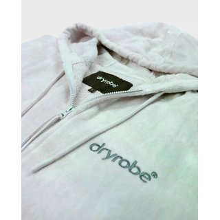 DRYROBE Fullzip Handtuchmantel Baumwolle Cloud M
