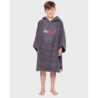 DRYROBE Handtuchmantel Bio KIDS Grau 10-13 