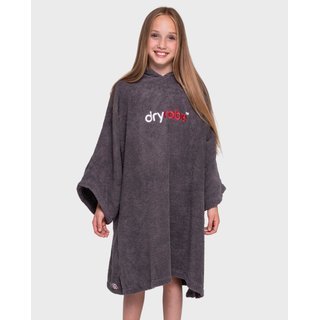 DRYROBE Handtuchmantel Bio KIDS Grau 5-9