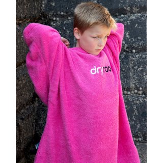 DRYROBE Handtuchmantel Bio KIDS Pink 5-9