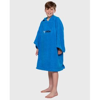 DRYROBE Handtuchmantel Bio KIDS Blau 5-9