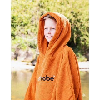 DRYROBE Handtuchmantel Bio KIDS Orange 5-9