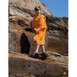 DRYROBE Handtuchmantel Bio KIDS Orange 5-9