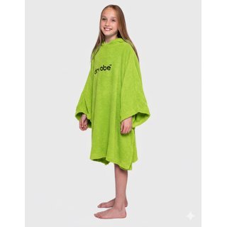 DRYROBE Handtuchmantel Bio KIDS Lime Gr�n 10-13