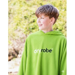 DRYROBE Handtuchmantel Bio KIDS Lime Gr�n 5-9