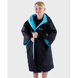 DRYROBE Advance Short Sleeve KIDS Schwarz Blau 5-9