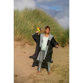 DRYROBE Advance Short Sleeve KIDS Schwarz Grau 5-9