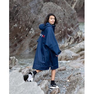 DRYROBE Advance Long Sleeve KIDS Navy Grau 10-13