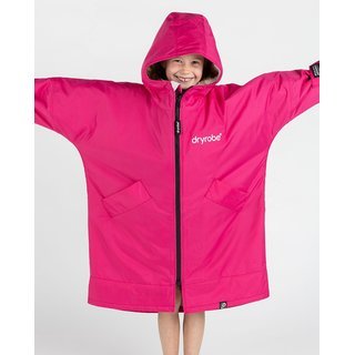 DRYROBE Advance Long Sleeve KIDS Pink Grau 10-13