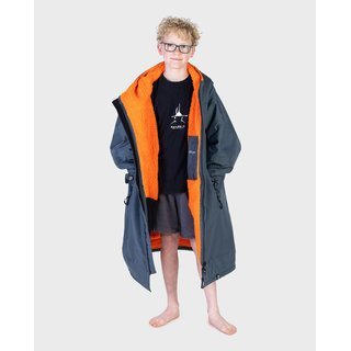 DRYROBE Advance Long Sleeve KIDS Grau Orange 5-9