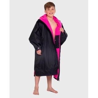 DRYROBE Advance Long Sleeve KIDS Schwarz Pink 5-9