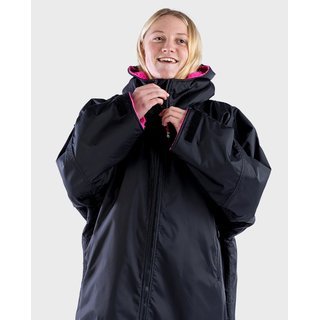 DRYROBE Advance Long Sleeve KIDS Schwarz Pink 5-9