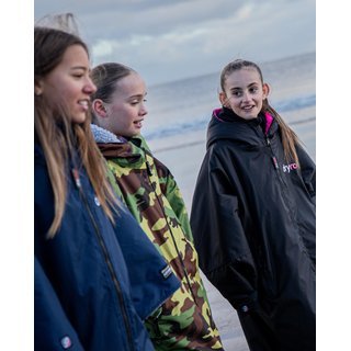 DRYROBE Advance Long Sleeve KIDS Schwarz Pink 5-9