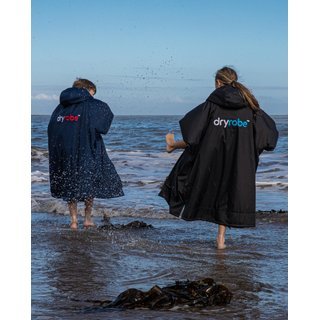 DRYROBE Advance Long Sleeve KIDS Schwarz Blau 5-9