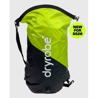 DRYROBE wasserdichter Packsack Drybag Schwarz Lime