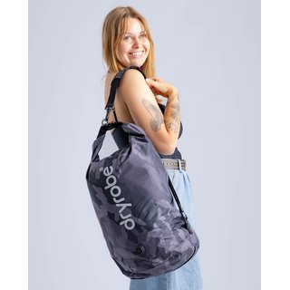 DRYROBE wasserdichter Packsack Drybag Schwarz Camo