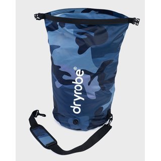 DRYROBE wasserdichter Packsack Drybag Blau Camo