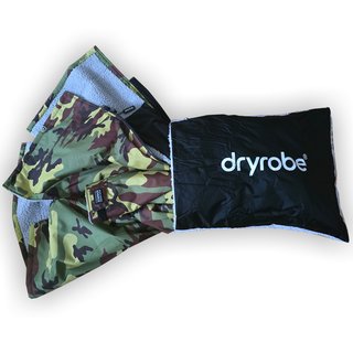 DRYROBE Kissenbezug Sand Camo Schwarz