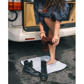 DRYROBE Umziehmatte Grau Schwarz