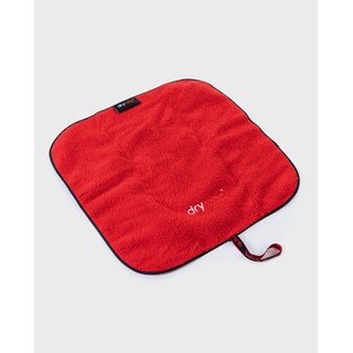 DRYROBE Umziehmatte Rot Schwarz