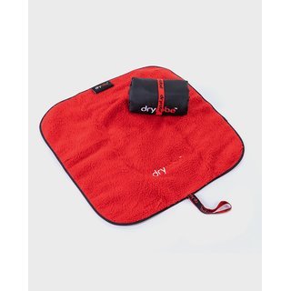 DRYROBE Umziehmatte Rot Schwarz