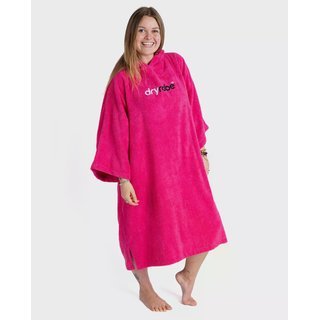 DRYROBE Handtuchmantel Bio-Baumwolle Pink M