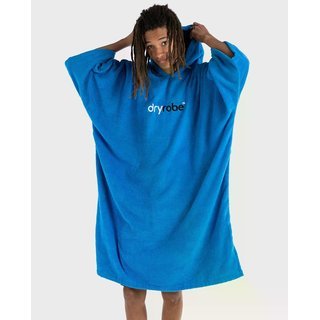 DRYROBE Handtuchmantel Bio-Baumwolle Kobalt Blau M