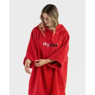 DRYROBE Handtuchmantel Bio-Baumwolle Orange M