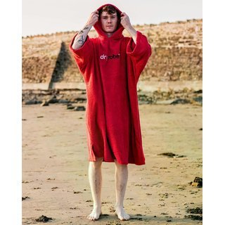 DRYROBE Handtuchmantel Bio-Baumwolle Orange M