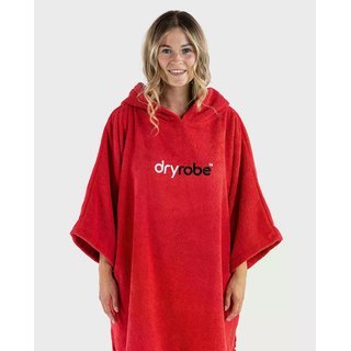 DRYROBE Handtuchmantel Bio-Baumwolle Orange S