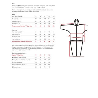 DRYROBE� Adapt Schwarz Grau M
