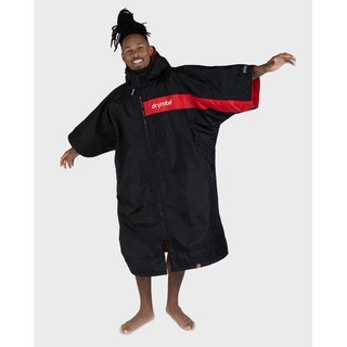 DRYROBE Advance Short Sleeve Schwarz Rot L