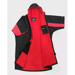 DRYROBE Advance Short Sleeve Schwarz Rot M
