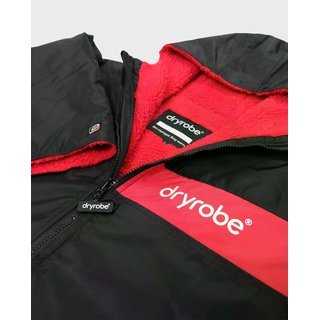 DRYROBE Advance Short Sleeve Schwarz Rot M