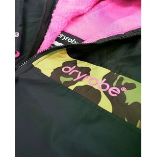 DRYROBE Advance Short Sleeve Schwarz Pink Camo L