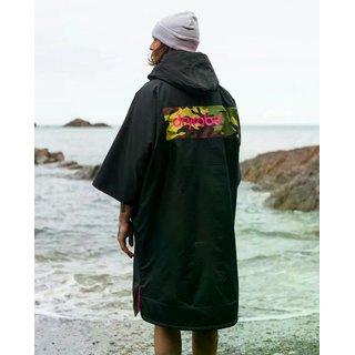 DRYROBE Advance Short Sleeve Schwarz Camo Pink  M