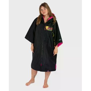 DRYROBE Advance Short Sleeve Schwarz Camo Pink S