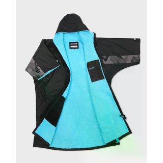 DRYROBE Advance Short Sleeve Schwarz Camo Blau L