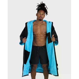 DRYROBE Advance Short Sleeve Schwarz Camo Blau L