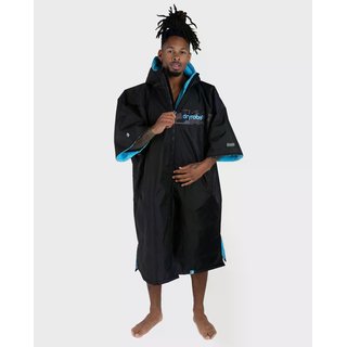 DRYROBE Advance Short Sleeve Schwarz Camo Blau M