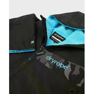 DRYROBE Advance Short Sleeve Schwarz Camo Blau S