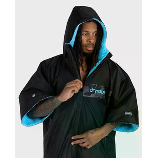 DRYROBE Advance Short Sleeve Schwarz Camo Blau S