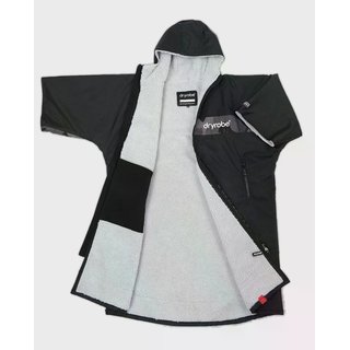 DRYROBE Advance Short Sleeve Schwarz Camo Grau S