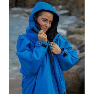 DRYROBE Advance Long Sleeve Cobalt Blau Schwarz L
