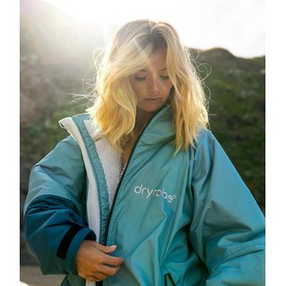 DRYROBE Advance Long Sleeve Blau Hellgrau L