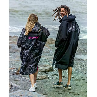 DRYROBE Advance Long Sleeve Schwarz Grau Camo M