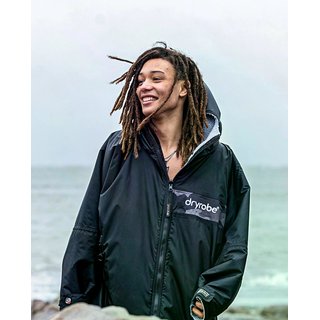 DRYROBE Advance Long Sleeve Schwarz Grau S REMIX C
