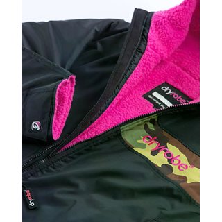 DRYROBE Advance Long Sleeve Schwarz Pink Camo S