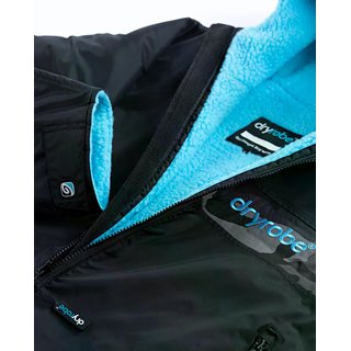 DRYROBE Advance Long Sleeve Schwarz Blau Camo L